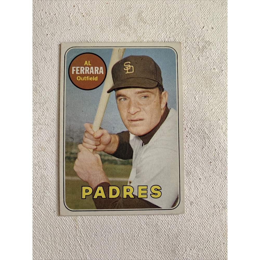 1969 Topps #452 Al Ferrara San Diego Padres VG